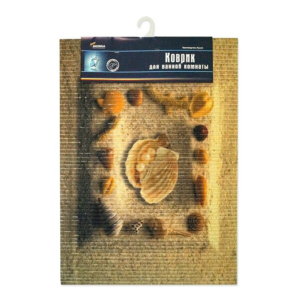 Коврик для ванной комнаты Пляж, 47х67 см, фотопечать