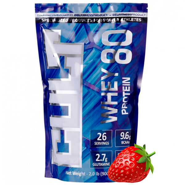 Cult Whey Protein 80  клубника 900г