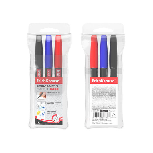 Набор 3 перманентных маркера P-70  37077