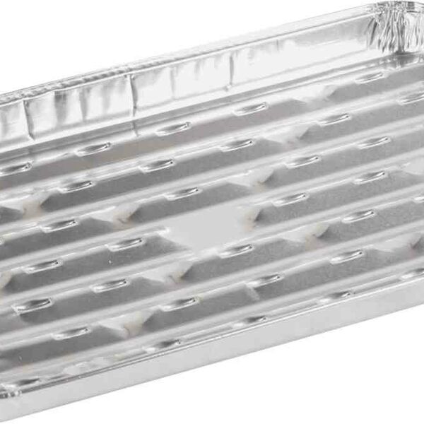 Форма для гриля прямоугольная алюминиевая, 34×23,5×2,5 см