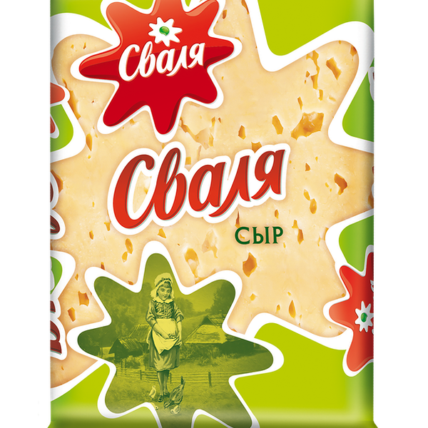 Сыр Сваля Тильзитер 45%, без змж