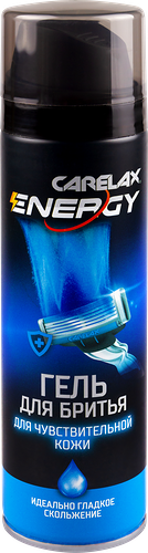 Гель для бритья Carelax Energy для чувствительной кожи 200мл