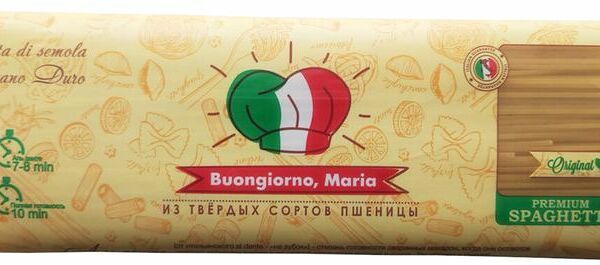Макароны Buonjiorno, Maria (Бонджорно, Мария) Спагетти 400г