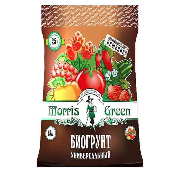Грунт Morris Green БИО Универсальный 13 л, Россия