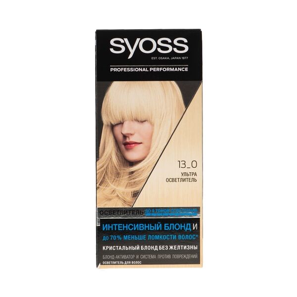 Краска для волос Syoss Color 13-0 Ультра осветлитель