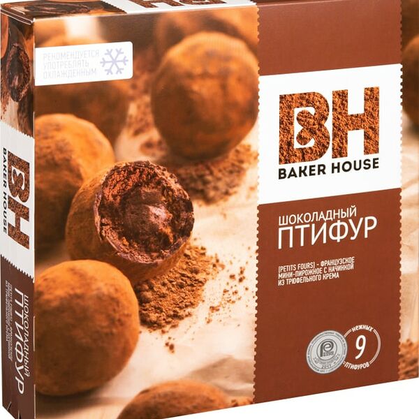 Пирожные Baker House Птифур с трюфельным кремом 225г