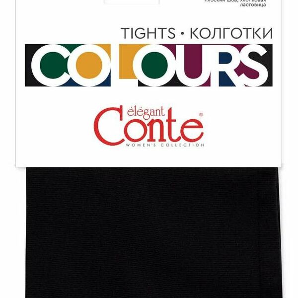 Колготки женские Conte Elegant Ce Colours 150 Nero, размер 4