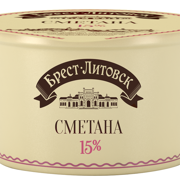 Сметана Брест-Литовск 15%