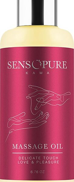 Масло массажное Sensopure гипоаллергенное для интимного массажа Kama 200мл