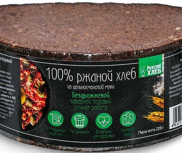 Хлеб Рижский Хлеб Ржаной, 220г