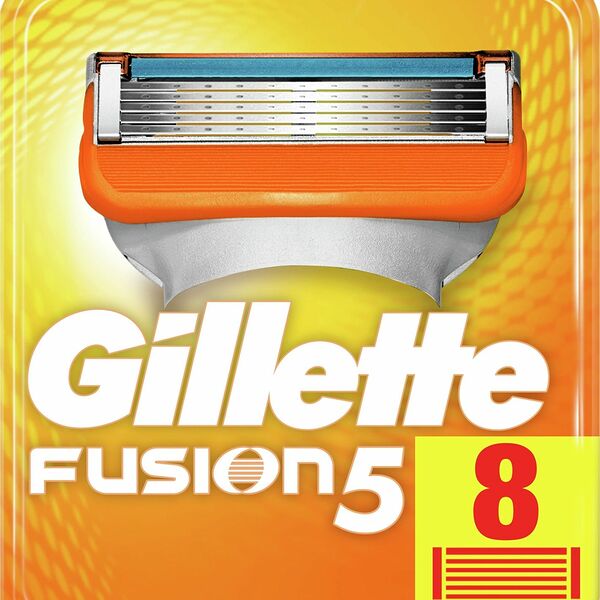 Кассеты для бритья Gillette Fusion5, 5 лезвий, 8 шт.