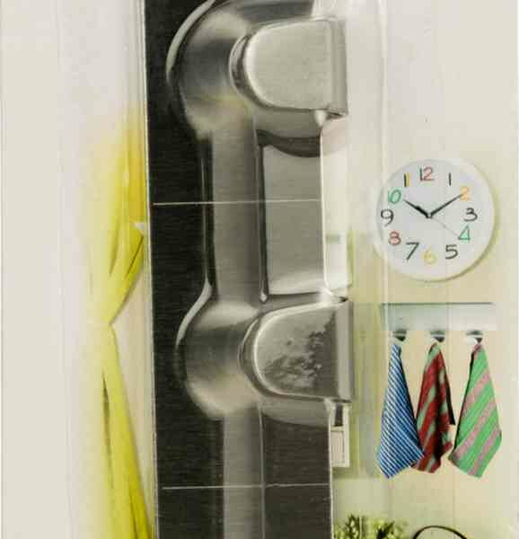 Планка с крючками МультиДом Стэнли стил, 12 см