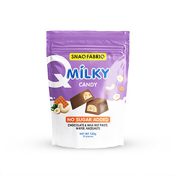 Молочный шоколад Snaq Fabriq с молочно-ореховой пастой, вафлей и фундуком 130 г