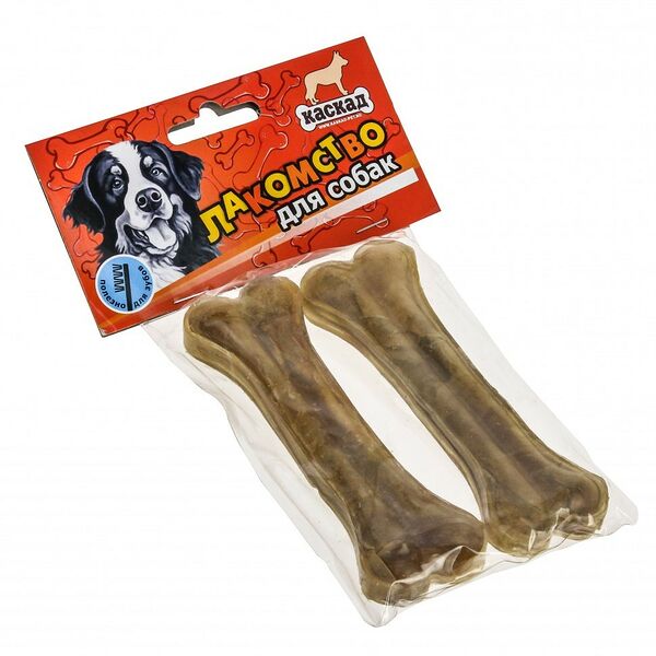 Кость из жил в блистере 13см (45-50гр.) 2шт в уп.