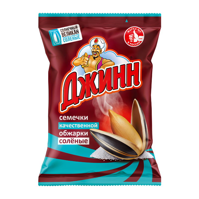 

Семечки Джинн Солнечный Великан жареные с солью 200 г