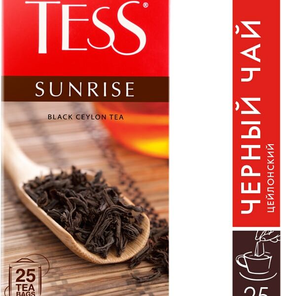Чай черный Tess Sunrise 25*1.8г