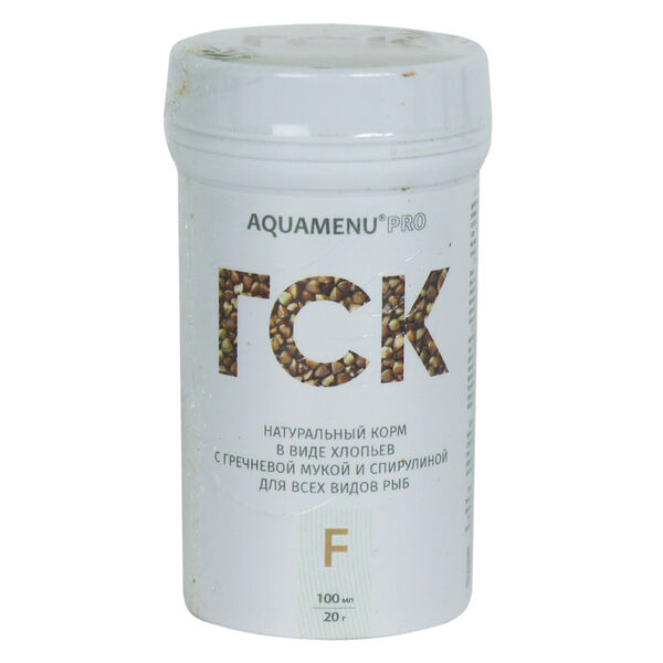 Aquamenu pro ГСК-F хлопья для рыб 20 г