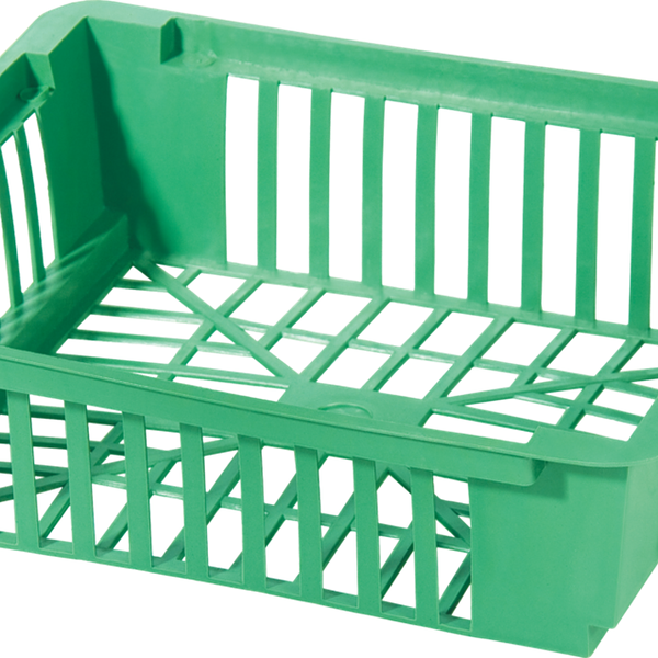 Корзина посадочная 21х25х7 см, прямоугольная, пластмассовая (Россия)