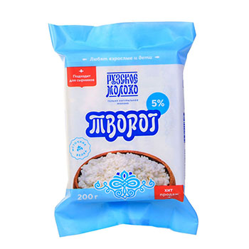 

Творог Рузское молоко 5% 200 г