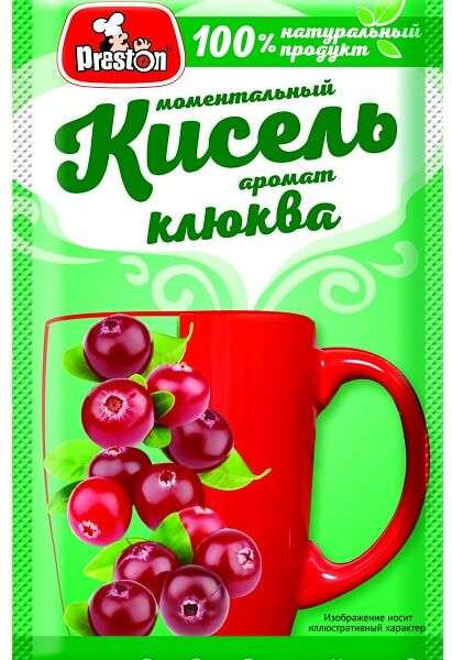 Кисель Preston клюква 30г