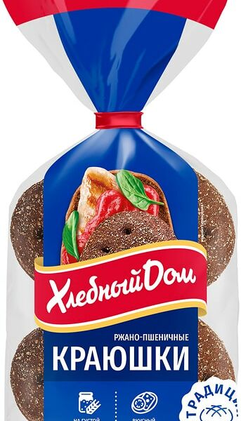 Лепешки Хлебный Дом Краюшки ржано-пшеничные 240г