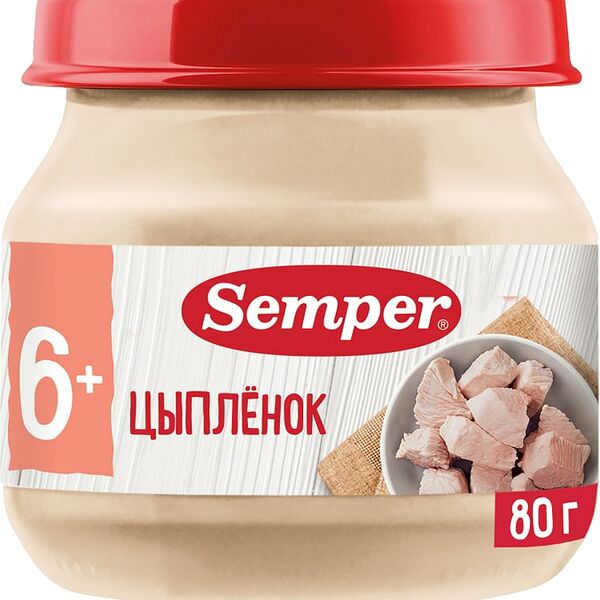 Пюре Semper Цыпленок 80г