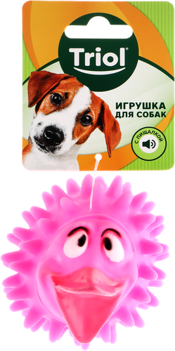 

Игрушка для собак Triol Мяч-утка винил 8.5 см