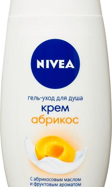 Гель-уход Nivea для душа Крем абрикос 250мл