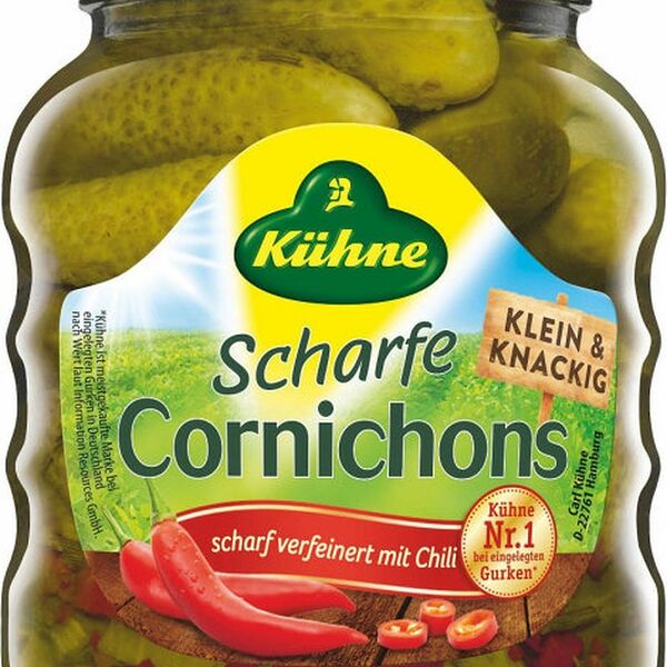 Корнишоны сладкие маринованные  Kuhne