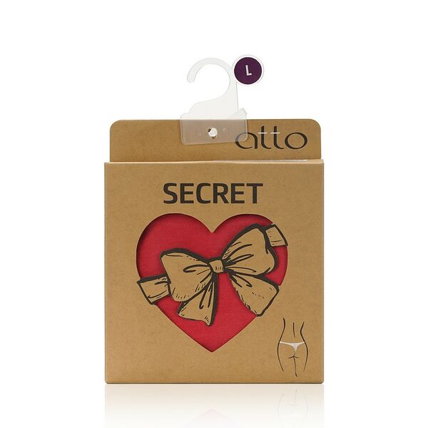 Женские трусы - стринги Atto Secret, Малиновый, L