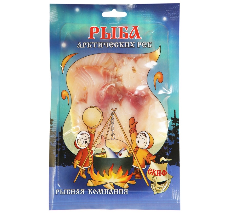 

Нельма хлодного копчения ломтики Скиф 100 г