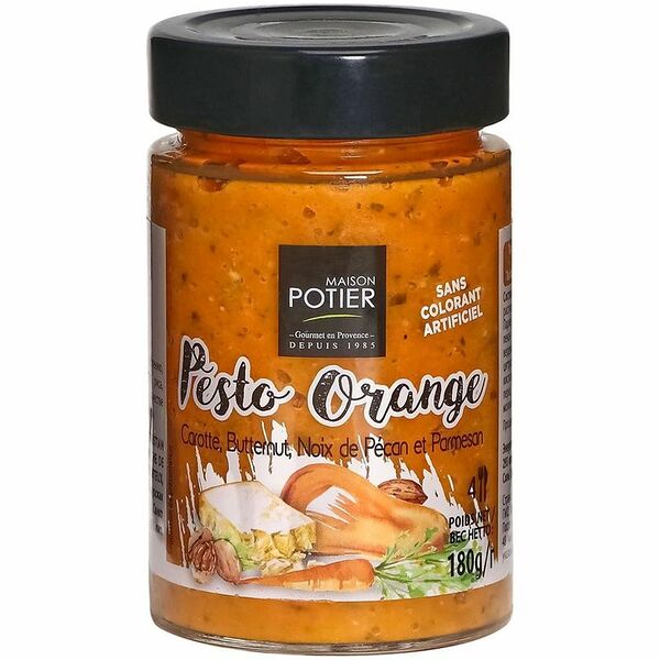 Тартинад Maison Potier с морковью мускатной тыквой орехами пекан сыром пармезан, 180мл