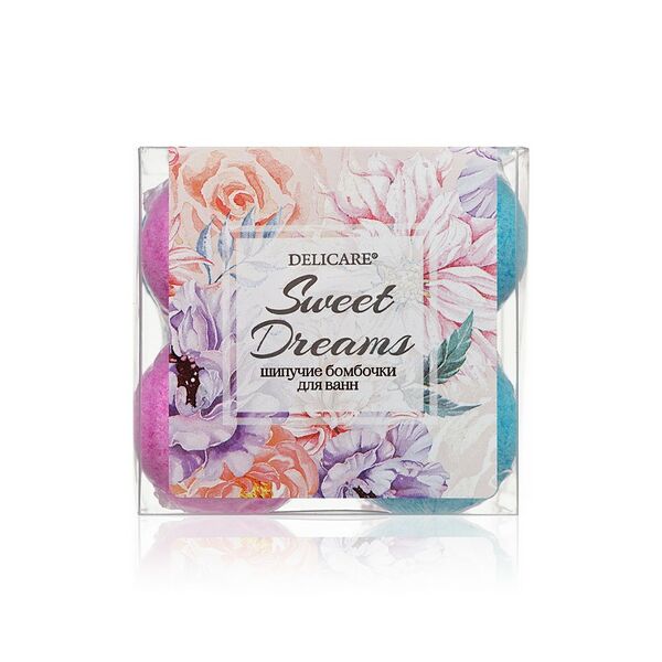 Шипучие бомбочки для ванн Delicare 