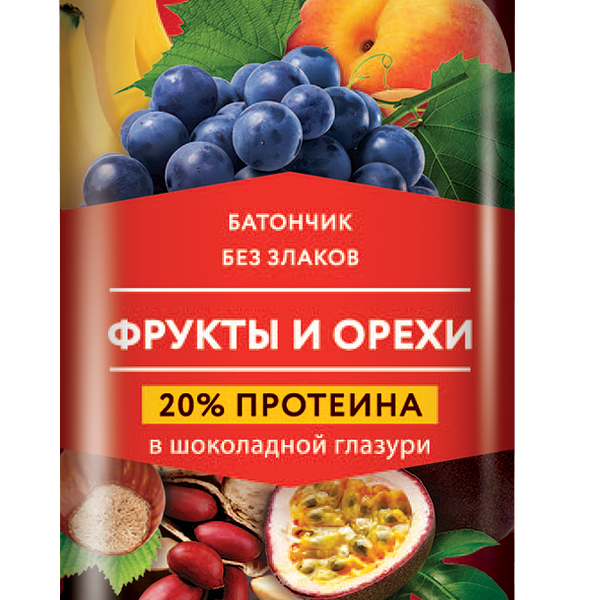Батончик фруктово-ореховый Smart Formula фрукты и орехи