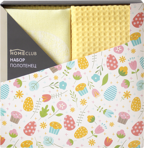 

Набор кухонных полотенец HOMECLUB Easter 40х60см, 2шт