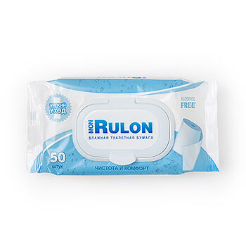 Влажная туалетная бумага Mon Rulon 50 шт