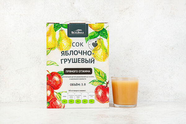 Сок яблочно-грушевый
