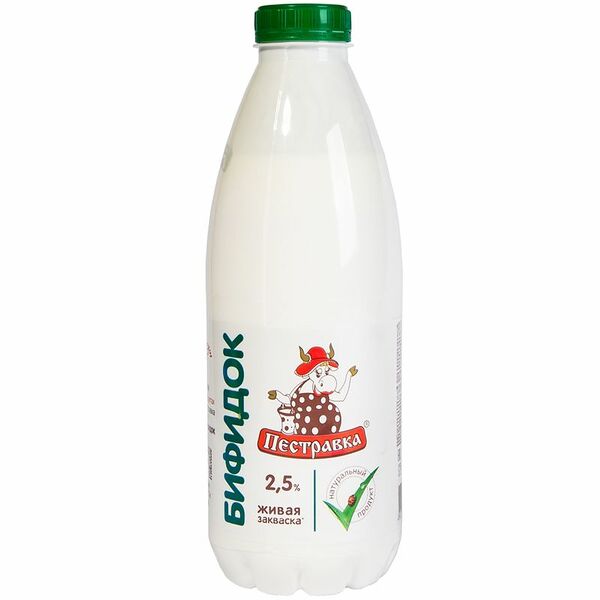Бифидок ПЕСТРАВКА 2,5%, без змж, 930г