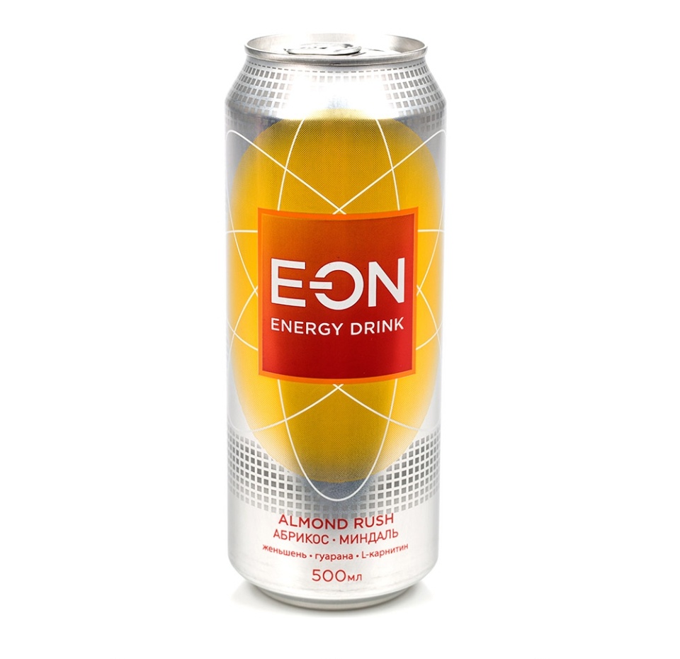 

Напиток энергетический Almond rush, E-on, 0.45 л, Россия