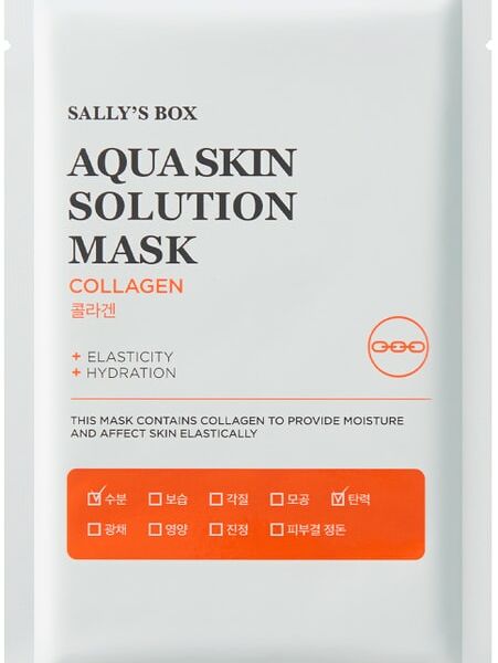 Маска для лица Sally's box Aqua Skin Solution Коллаген тканевая 22мл