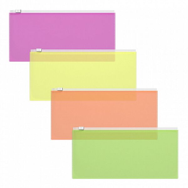 Zip-пакет пластиковый ErichKrause Fizzy Neon, Travel, ассорти  47076 шт Erich Krause