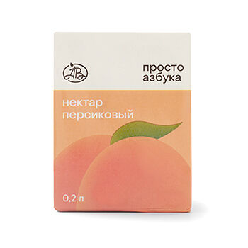 Нектар персиковый, «Просто Азбука», 0.2 л, Армения