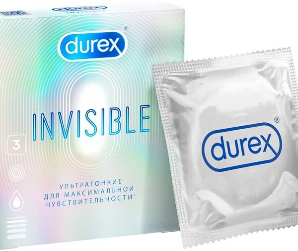 Презервативы Durex Invisible 3шт