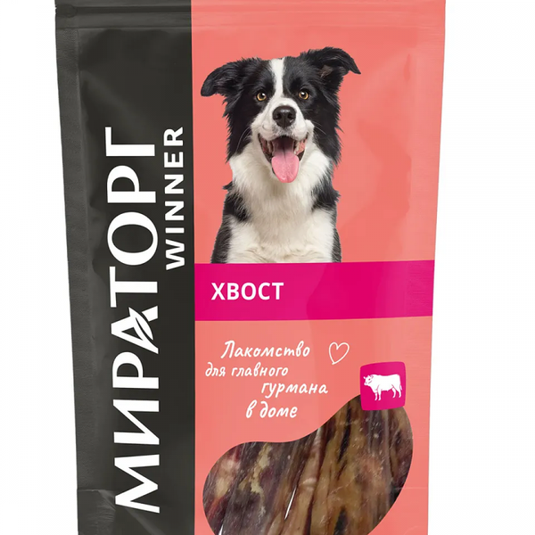 Лакомство для собак Мираторг Winner Хвост говяжий 50 г