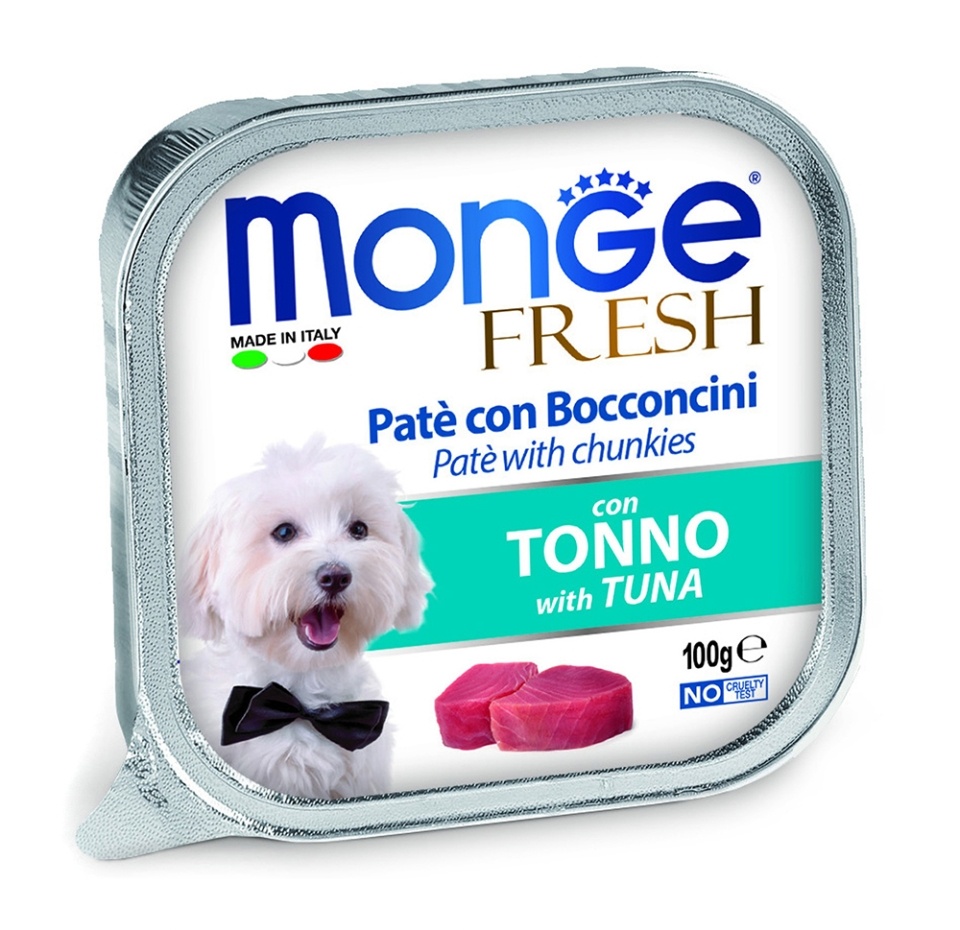 

Консервы Monge Dog Fresh для собак с тунцом 100 г