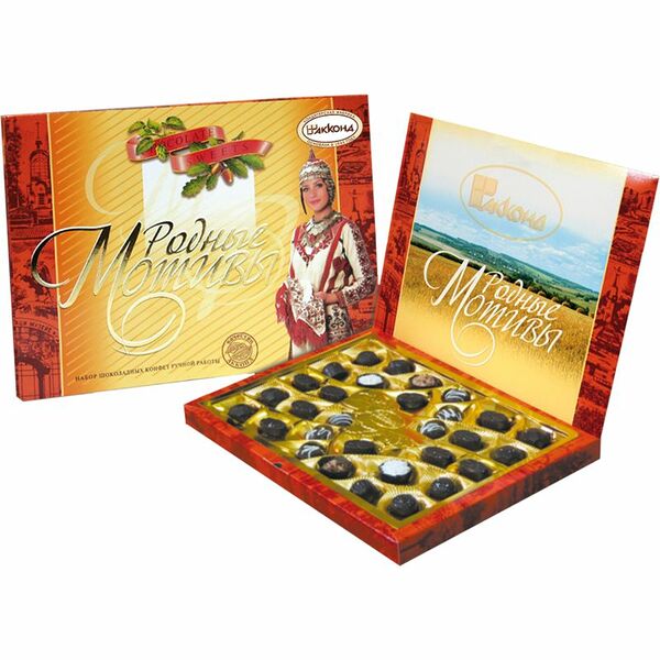 Конфеты Акконд Родные мотивы глазированные, 300г