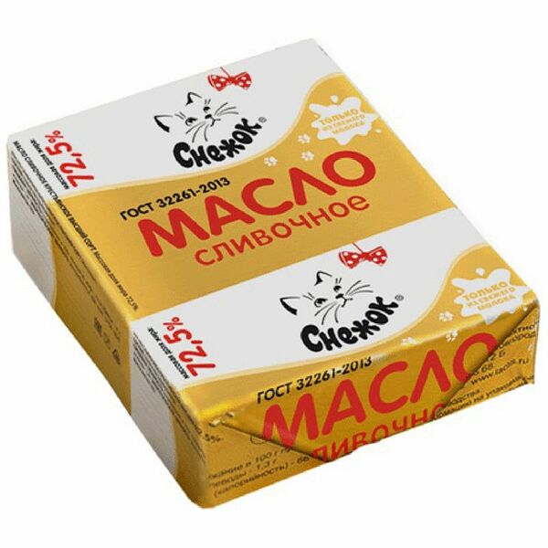 Масло Лактис сливочное крестьянское 72.5%, 180г