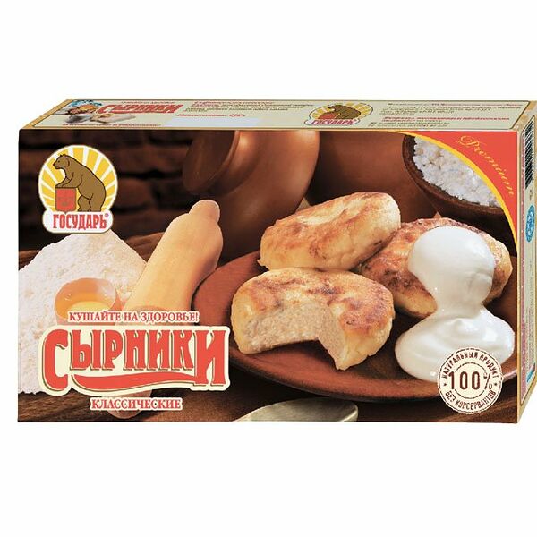 Сырники Государь классические замороженные 450 г