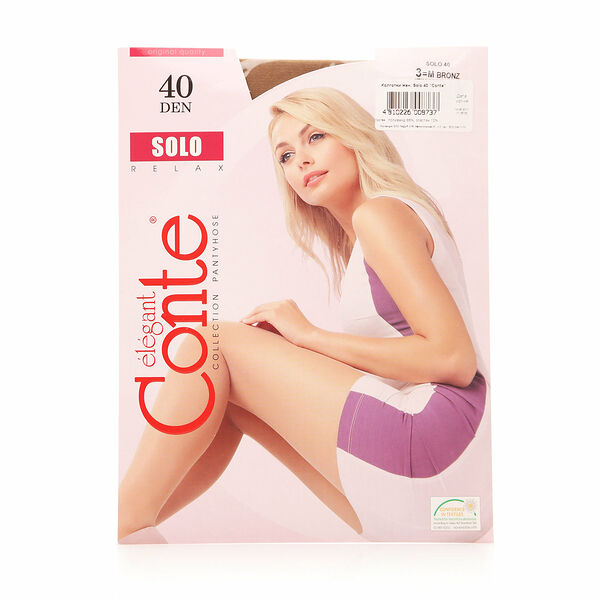 Колготки женские 40 ден solo 3M bronz ТМ Conte 