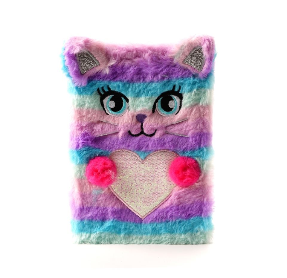 

Блокнот плюшевый Cute mouse rainbow, Россия